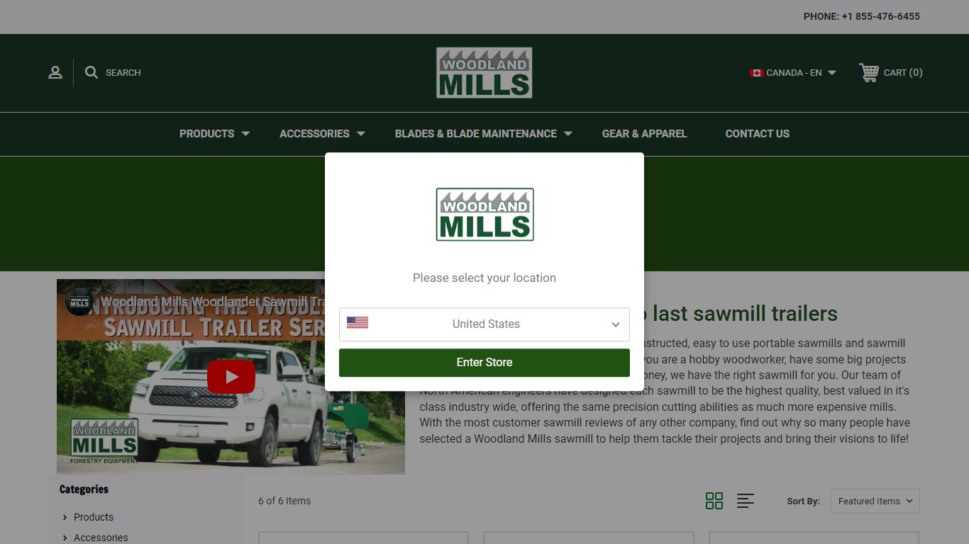 Products - Sawmill Trailers - Woodland Mills