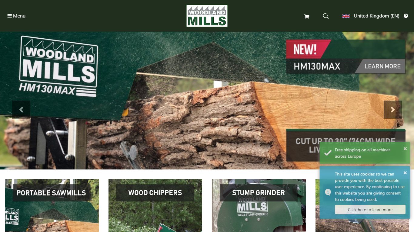 Woodland Mills | Portable Sawmills and Forestry Equipment